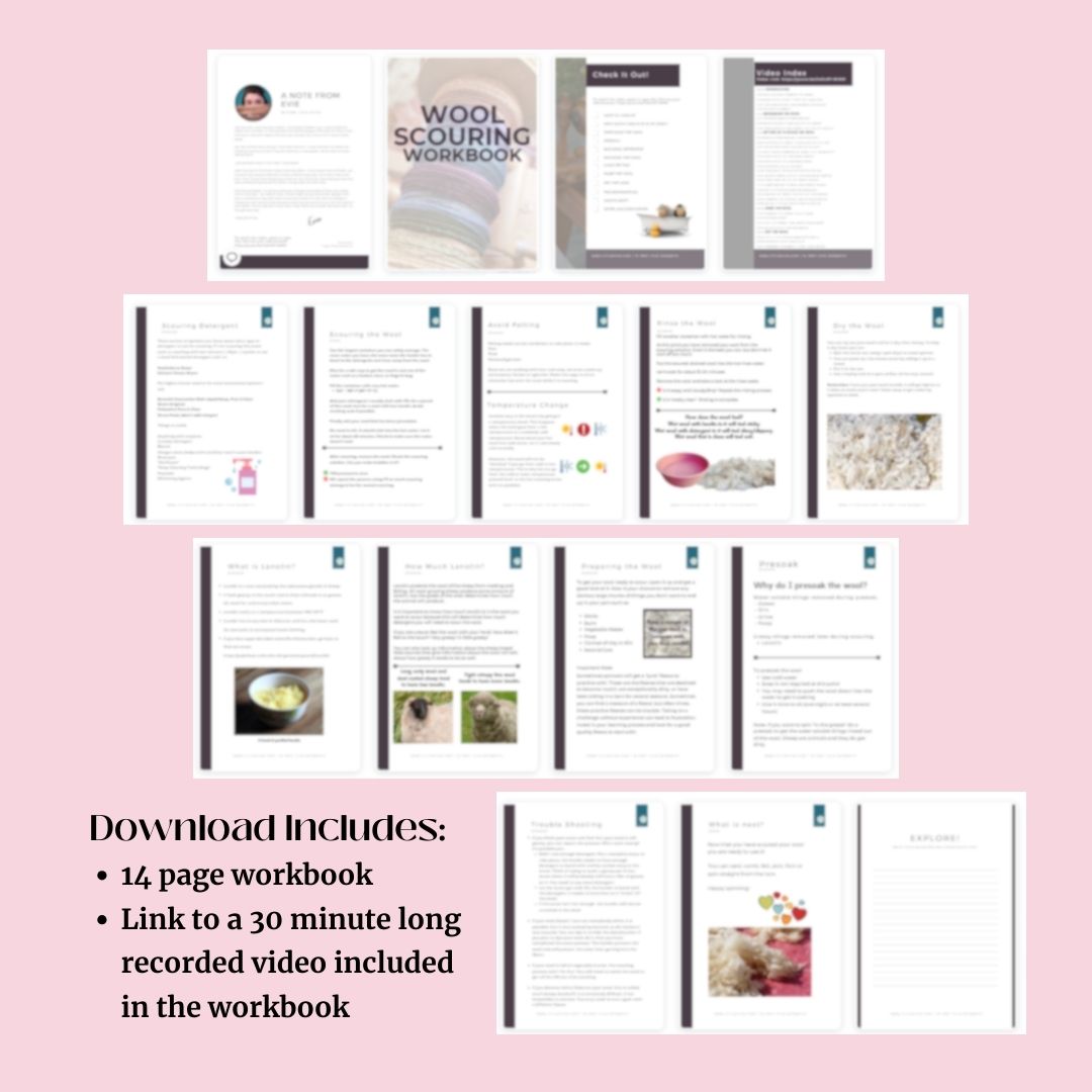 Wool Scouring Workshop - Digital Download