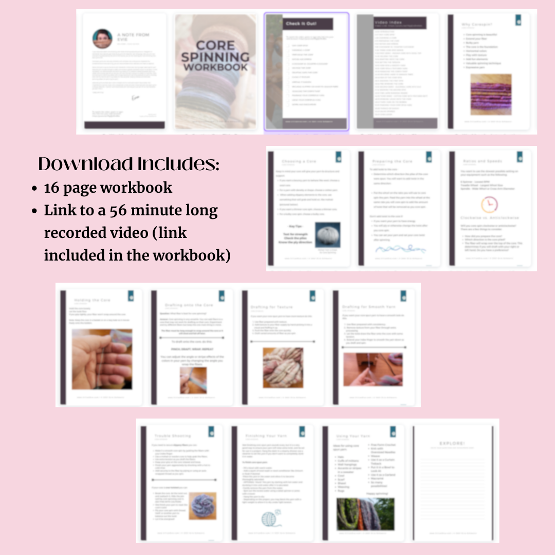 Core Spinning Workshop - Digital Download