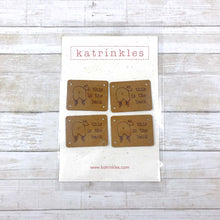 This is the Back - Faux Suede Tags by Katrinkles