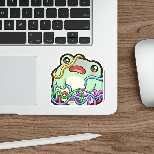 Frogging Frog - Vinyl Sticker