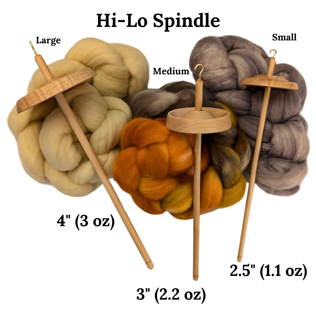 Hi-Lo Drop Spindles